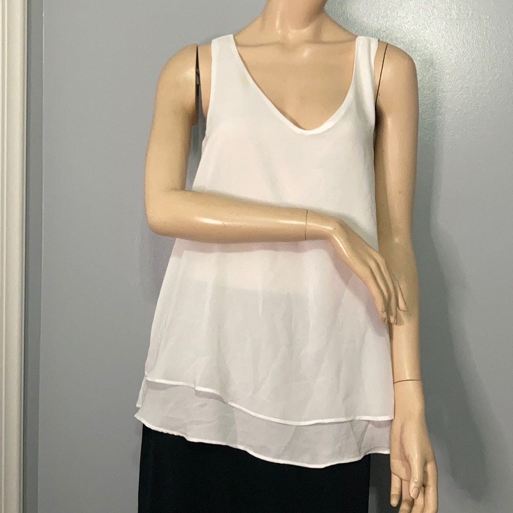 ⭐️TORID Sheer Sleeveless Flare Blouse Sz 00⭐️